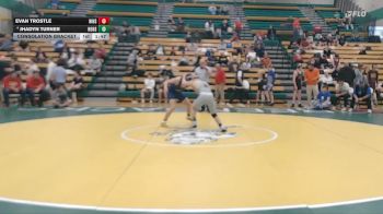 132.0 Consolation Bracket - Jhadyn Turner, Hoisington High School vs Evan Trostle, Nickerson High School