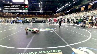 138 lbs Cons. Round 1 - Exzayvious Watson, Flagler Palm Coast vs Jeffrey Domangue, Archbishop Rummel