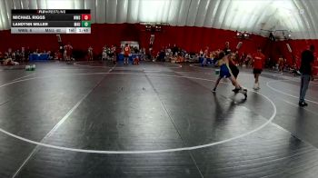 120 lbs Round 2 (8 Team) - Michael Riggs, Wheaton Warrenville South vs Landynn Miller, Mauston