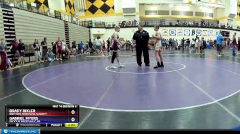 119 lbs Champ. Round 1 - Brady Bixler, Red Hawk Wrestling Academy vs Gabriel Myers, Decatur Wrestling Club