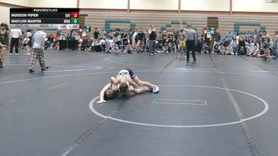 68 lbs Round 1 (8 Team) - Hudson Piper, The Outsiders vs Waylon Martin, Kraken