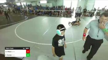 78 lbs Semifinal - Aaron Meza, Sunkist Kids / Monster Garage vs Elijah Butler, California Grapplers