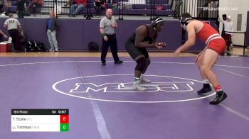 220 lbs 5th Place - Travis Scala, St Johns vs Jeremiah Trotman, Archbish Curley