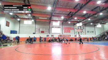 120 lbs Cons. Round 1 - Wyatt Schubert, Collinsville vs Jeremiah Newsome, Belleville (East)