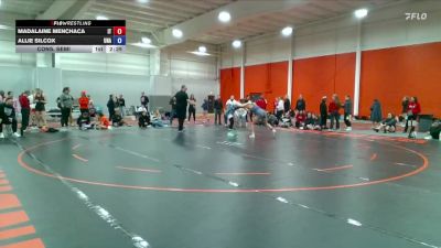 145 lbs Cons. Semi - Madalaine Menchaca, Indiana Tech vs Allie Silcox, Unattached