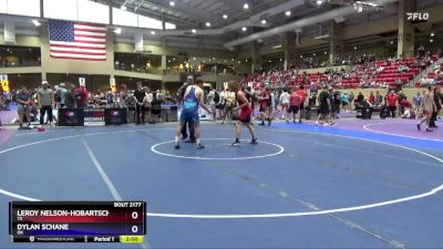 138 lbs Cons. Round 1 - Leroy Nelson-Hobartsch, TX vs Dylan Schane, OK