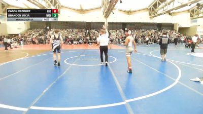 128-H lbs Round Of 64 - Cason Vazquez, Bristol vs Brandon Lucia, Washington Twp