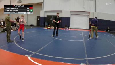 98 lbs Semifinal - Kash Clementi, Gladiators Academy Wrestling vs Dandre Adams, Best Trained Wrestling