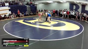 155 lbs. Cons. Round 2 - Alleigh Culley, Hillsboro vs Princess Muieller, Fort Osage