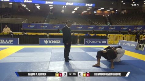 Fernando Gouveia Cardoso vs Laquan A. Johnson 2026 Pan Jiu Jitsu IBJJF Championship