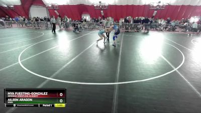 124-127 lbs Round 1 - Aileen Aragon, Iowa vs Mya Fuesting-Gonzalez, Kenosha Wrestling Academy