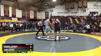 175 lbs Quarterfinal - Dominic Federici, Wyoming Seminary (PA) vs Gage Wright, Parkersburg South