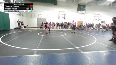 110-120 lbs Champ. Round 1 - Joselyn Llanos, Aurora (East Aurora) vs Jocelyn Ocasio, Conant High School