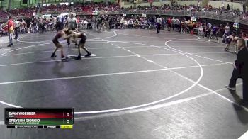 85 lbs Quarterfinal - Greyson Giorgio, WWC Predator Wrestling vs Evan Woehrer, CWO