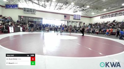 106 lbs Rr Rnd 3 - Antonio Guardiola, Tonkawa Takedown Club vs Parker Beach, Woodland Wrestling Club