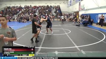 285 lbs 1st Place Match - Colin Chan, El Dorado vs Isaac Na, Arnold O Beckman