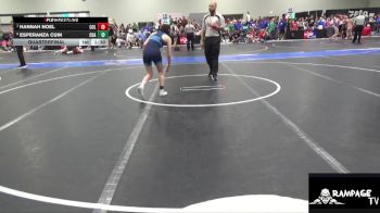 105 lbs Quarterfinal - Hannah Noel, Columbus vs Esperanza Cuin, Chanute