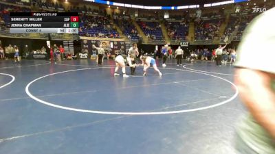 200 lbs Consy 4 - Serenity Miller, Slippery Rock vs Jenna Chapman, Albert Gallatin