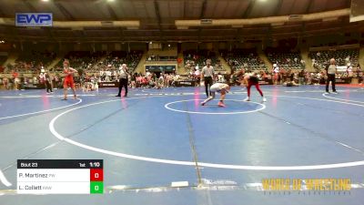 95 lbs Round Of 32 - Patrick Martinez, Pirates Wrestling vs Lane Collett, Raw Wrestling Club