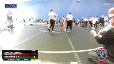 72 lbs Round 3 (4 Team) - Mason Proctor, Missouri Outlaws vs Graham Sandoval, Firebird Elite