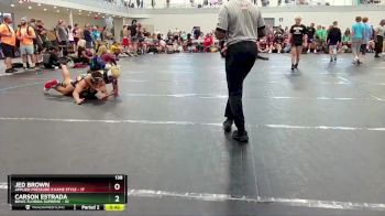 138 lbs Round 3 (4 Team) - Carson Estrada, BHWC Florida Supreme vs Jed Brown, Applied Pressure X Kame Style