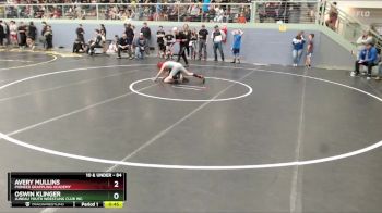 84 lbs Quarterfinal - Oswin Klinger, Juneau Youth Wrestling Club Inc. vs Avery Mullins, Pioneer Grappling Academy