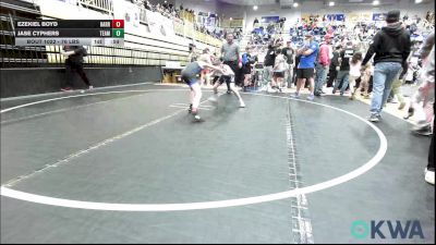 76 lbs Consolation - Ezekiel Boyd, Harrah vs Jase Cyphers, Team Guthrie Wrestling