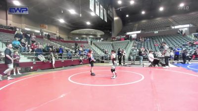 52 lbs Consi Of 4 - Russell Hedrick, Trash Pandas Wrestling Club vs Wyatt Hughes, Mighty Bluebirds Wrestling