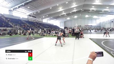 101 lbs Consolation - Kaliya Klise, Gold Rush Wrestling vs Sakura Andrade, Dominate Club Wrestling