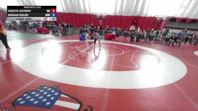 110 lbs Cons. Semi - Jasaiya Jackson, Wisconsin vs Raegan Risler, Victory School Of Wrestling