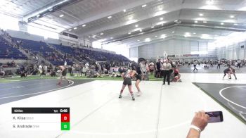 101 lbs Consolation - Kaliya Klise, Gold Rush Wrestling vs Sakura Andrade, Dominate Club Wrestling