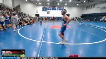 115 lbs Semifinal - Lane Rumsey, Laramie Middle School vs Brodey Wilcox, CY Middle School