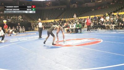 106 Class 3 lbs Cons. Round 3 - Bryant Brown, Mehlville vs Gunner Knott, Pacific