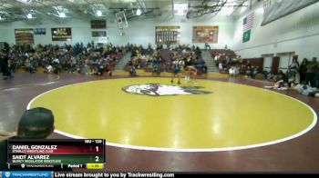 120 lbs 1st Place Match - Saidt Alvarez, Quincy Regulator Wrestling vs Daniel Gonzalez, Othello Wrestling Club