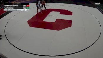 Champ. Round 1 - Ava Grimes, Humboldt-Tbl Rock-St. Girls vs Brooklyn Snyder, Bancroft-Rosalie Girls