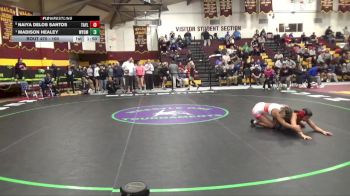 100 lbs Semifinal - Madison Healey, Wyoming Seminary vs Naiya Delos Santos, Taylor County HS