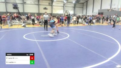 190 lbs 2nd Place - Pablo Lara III, Chiawana Riverhawks Wrestling vs Duane Leslie, Big Cat Wrestling