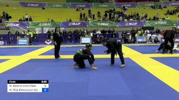 Manuela Beatriz Lima Paes vs Maria Rita Bittencourt Alves Lop 2025 Kids Brasilieros