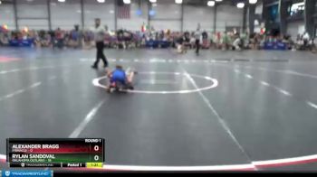 60 lbs Round 1 - Rylan Sandoval, Oklahoma Outlaws vs Alexander Bragg, PINnacle