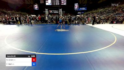 125 lbs Cons 64 #2 - Kenzlie Crain, KS vs Felicia Bell, WA