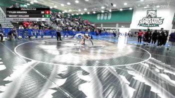 126 lbs 3rd Place Match - Mickey Holland, Alta Loma vs Tyler Hiraoka, JW North