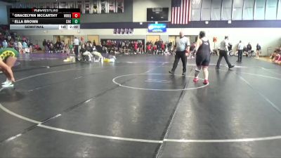 235 lbs Semifinal - Ella Brown, Cedar Rapids Kennedy vs Gracelynn McCarthy, Western Dubuque