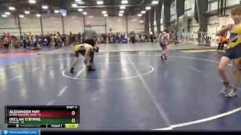 100 lbs Round 1 (6 Team) - Declan O`Byrne, PA Blue vs Alexander May, NCWAY National Team