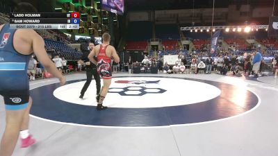 215 lbs Quarters - Ladd Holman, Utah vs Sam Howard, Indiana
