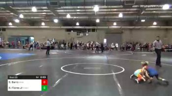 46 lbs Quarterfinal - Grant Barry, Nebraska Wrestling Academy vs Richard Flores Jr, Pomona Elite