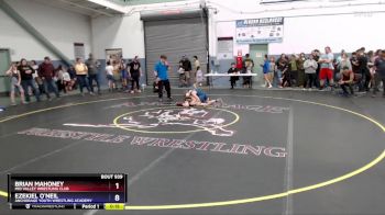 86 lbs 1st Place Match - Brian Mahoney, Mid Valley Wrestling Club vs Ezekiel O`Neil, Anchorage Youth Wrestling Academy