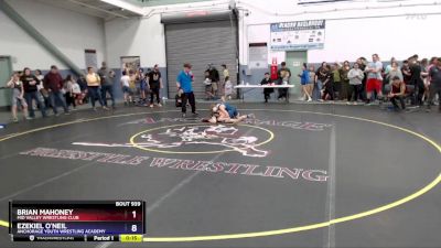 86 lbs 1st Place Match - Brian Mahoney, Mid Valley Wrestling Club vs Ezekiel O`Neil, Anchorage Youth Wrestling Academy