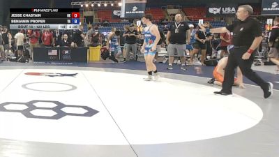 120 lbs Champ. Rd Of 128 - Jesse Chastain, Oklahoma vs Benjamin Proper, Virginia