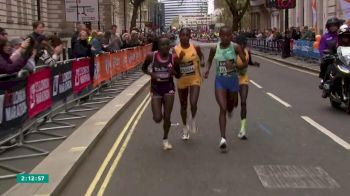 Elite Women's Marathon Finish - 2024 TCS London Marathon