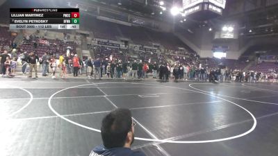 112 lbs Champ. Round 1 - Evelyn Petrosky, Black Fox Wrestling Academy vs Lillian Martinez, Pomona Wrestling Club Colorado